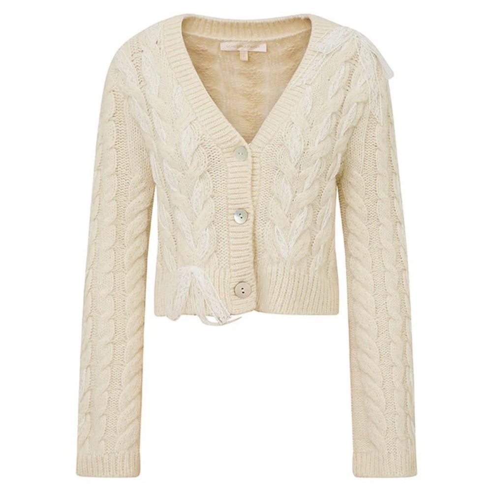LOVESHACKFANCY Lourella Cardigan - Picture 2 of 7